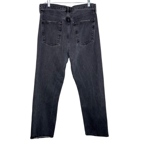 AGOLDE 90's Pinch Waist Jeans High Rise Straight Leg in Black Tea Size 31 - Picture 3 of 13